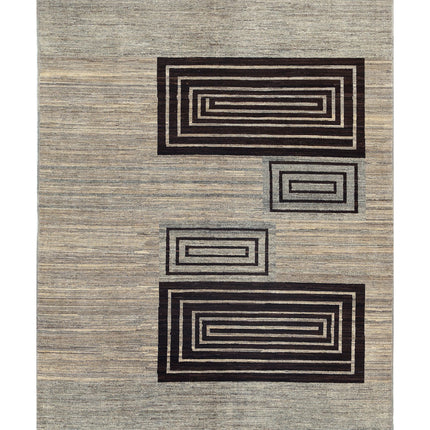 Modcar 5' 6" X 7' 9" Hand Knotted Wool Rug 5' 6" X 7' 9" (168 X 236) / Multi / Wool
