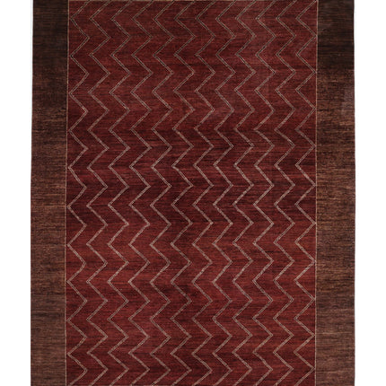 Modcar 6' 4" X 8' 10" Hand Knotted Wool Rug 6' 4" X 8' 10" (193 X 269) / Multi / Wool