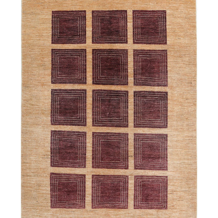 Modcar 5' 1" X 7' 8" Hand Knotted Wool Rug 5' 1" X 7' 8" (155 X 234) / Multi / Wool