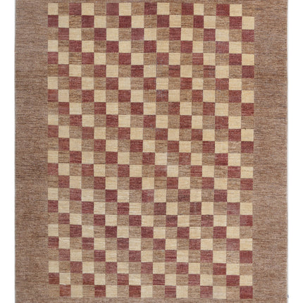 Modcar 6' 4" X 8' 3" Hand Knotted Wool Rug 6' 4" X 8' 3" (193 X 251) / Multi / Wool