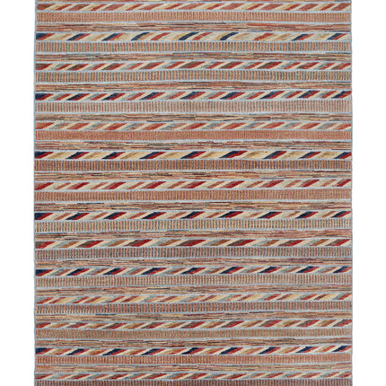 Modcar 6' 4" X 9' 4" Hand Knotted Wool Rug 6' 4" X 9' 4" (193 X 284) / Multi / Wool