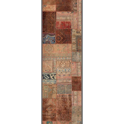 Mosaic 2' 8" X 9' 7" Hand Knotted Wool Rug 2' 8" X 9' 7" (81 X 292) / Multi / Wool