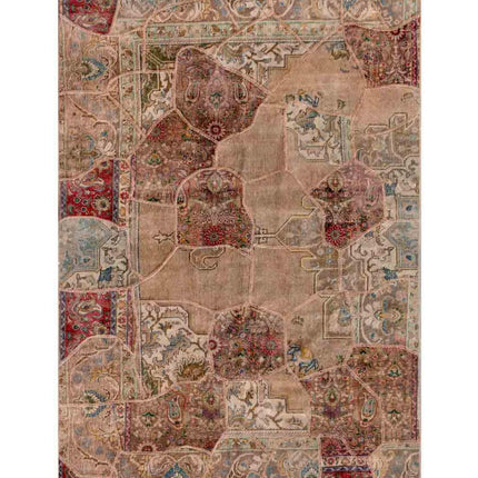 Mosaic 6' 2" X 9' 6" Hand Knotted Wool Rug 6' 2" X 9' 6" (188 X 290) / Multi / Wool