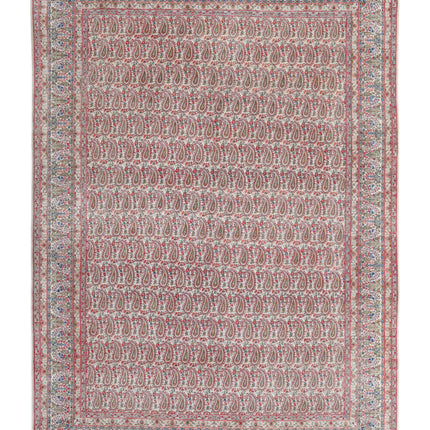 Moud 8' 9" X 12' 2" Hand Knotted Wool Rug 8' 9" X 12' 2" (267 X 371) / Beige / Wool