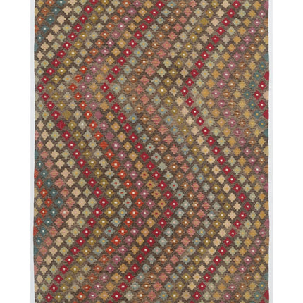 Natural Kilim 6' 7" X 9' 8" Hand Woven Wool Kilim 6' 7" X 9' 8" (201 X 295) / Multi / Wool