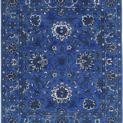 Onyx 9' 9" X 11' 4" Hand Knotted Wool Rug 9' 9" X 11' 4" (297 X 345) / Blue / Wool