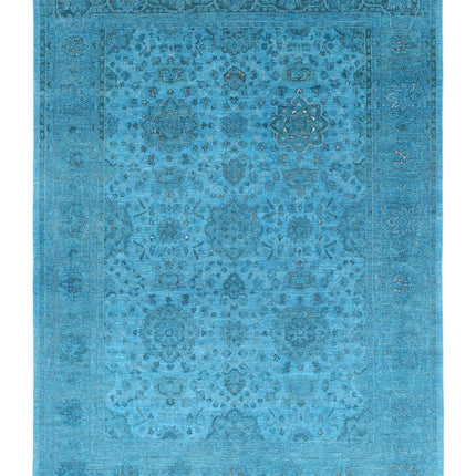 Onyx 8' 9" X 12' 1" Hand Knotted Wool Rug 8' 9" X 12' 1" (267 X 368) / Teal / Wool