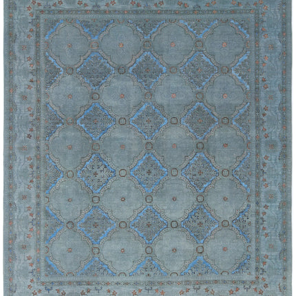 Onyx 7' 11" X 9' 7" Hand Knotted Wool Rug 7' 11" X 9' 7" (241 X 292) / Grey / Wool