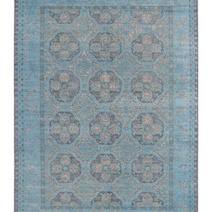 Onyx 5' 10" X 8' 0" Hand Knotted Wool Rug 5' 10" X 8' 0" (178 X 244) / Blue / Wool