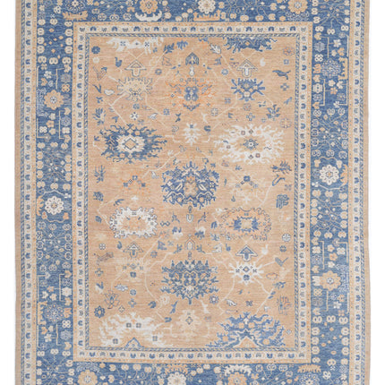 Oushak 9' 1" X 11' 8" Hand Knotted Wool Rug 9' 1" X 11' 8" (277 X 356) / Rust / Wool