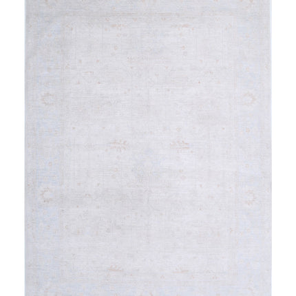 Oushak 8' 5" X 11' 10" Hand Knotted Wool Rug 8' 5" X 11' 10" (257 X 361) / Taupe / Wool