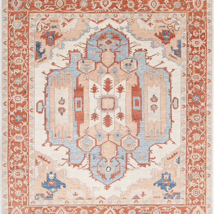 Oushak 8' 3" X 9' 6" Hand Knotted Wool Rug 8' 3" X 9' 6" (251 X 290) / Ivory / Wool