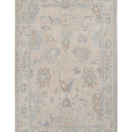 Oushak 5' 9" X 8' 9" Hand Knotted Wool Rug 5' 9" X 8' 9" (175 X 267) / Taupe / Wool