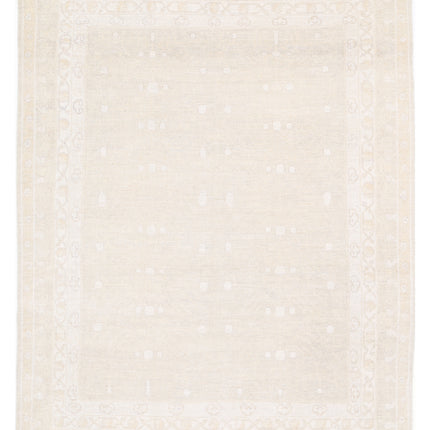 Oushak 8' 2" X 10' 4" Hand Knotted Wool Rug 8' 2" X 10' 4" (249 X 315) / Grey / Wool