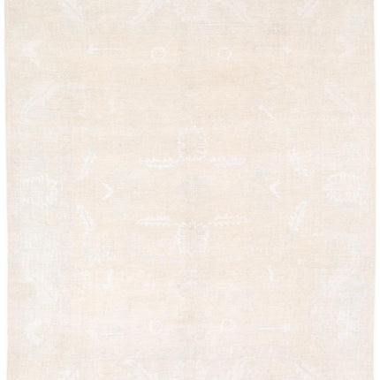 Oushak 8' 3" X 10' 0" Hand Knotted Wool Rug 8' 3" X 10' 0" (251 X 305) / Silver / Wool