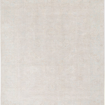 Oushak 8' 2" X 9' 10" Hand Knotted Wool Rug 8' 2" X 9' 10" (249 X 300) / Taupe / Wool
