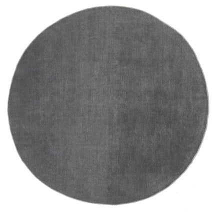 Overdye 8' 0" X 8' 0" Hand Knotted Wool Rug 8' 0" X 8' 0" (244 X 244) / Grey / Wool