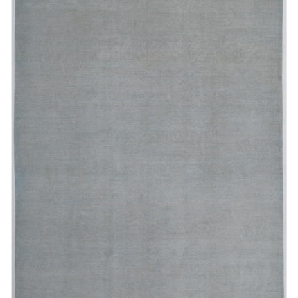 Overdye 8' 10" X 11' 7" Hand Knotted Wool Rug 8' 10" X 11' 7" (269 X 353) / Grey / Wool