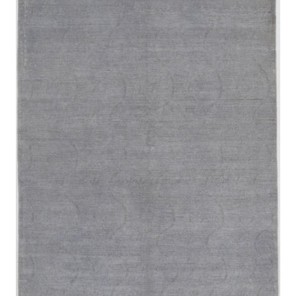 Overdye 6' 1" X 8' 0" Hand Knotted Wool Rug 6' 1" X 8' 0" (185 X 244) / Grey / Wool