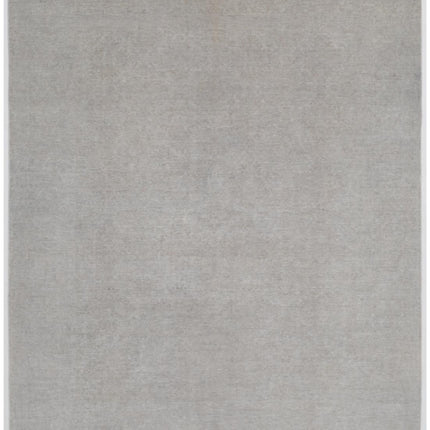 Overdye 7' 9" X 9' 4" Hand Knotted Wool Rug 7' 9" X 9' 4" (236 X 284) / Grey / Wool