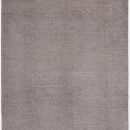 Overdye 8' 2" X 9' 10" Hand Knotted Wool Rug 8' 2" X 9' 10" (249 X 300) / Taupe / Wool