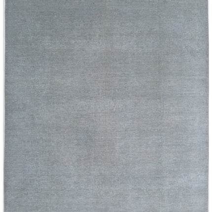 Overdye 8' 3" X 10' 0" Hand Knotted Wool Rug 8' 3" X 10' 0" (251 X 305) / Grey / Wool
