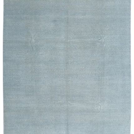 Overdye 8' 0" X 10' 2" Hand Knotted Wool Rug 8' 0" X 10' 2" (244 X 310) / Blue / Wool