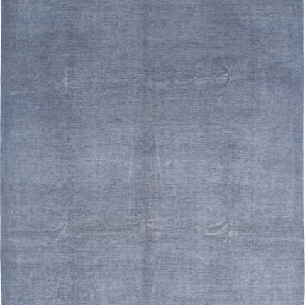Overdye 8' 2" X 9' 4" Hand Knotted Wool Rug 8' 2" X 9' 4" (249 X 284) / Grey / Wool
