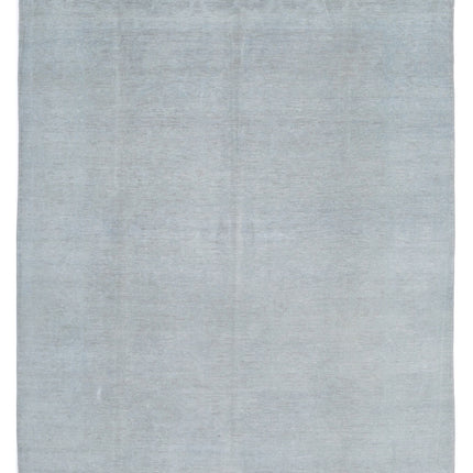 Overdye 7' 10" X 9' 11" Hand Knotted Wool Rug 7' 10" X 9' 11" (239 X 302) / Grey / Wool