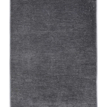 Overdye 2' 2" X 3' 1" Hand Knotted Wool Rug 2' 2" X 3' 1" (66 X 94) / Grey / Wool