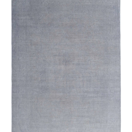 Overdye 8' 3" X 11' 9" Hand Knotted Wool Rug 8' 3" X 11' 9" (251 X 358) / Grey / Wool