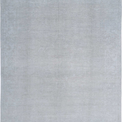 Overdye 8' 2" X 9' 10" Hand Knotted Wool Rug 8' 2" X 9' 10" (249 X 300) / Grey / Wool