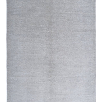 Overdye 6' 1" X 8' 3" Hand Knotted Wool Rug 6' 1" X 8' 3" (185 X 251) / Grey / Wool