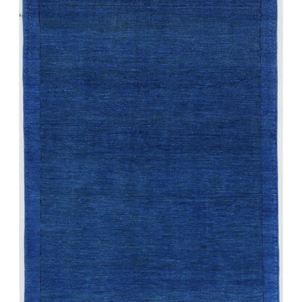 Overdye 4' 9" X 6' 5" Hand Knotted Wool Rug 4' 9" X 6' 5" (145 X 196) / Blue / Wool