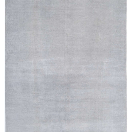 Overdye 8' 6" X 11' 0" Hand Knotted Wool Rug 8' 6" X 11' 0" (259 X 335) / Grey / Wool