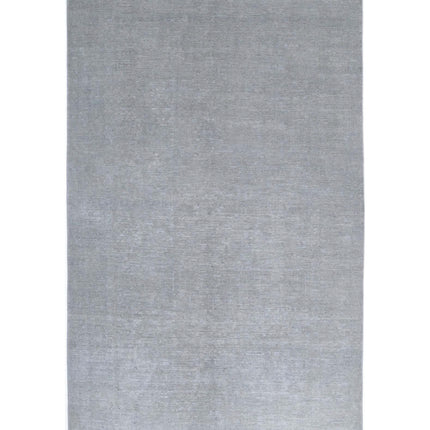 Overdye 6' 1" X 10' 8" Hand Knotted Wool Rug 6' 1" X 10' 8" (185 X 325) / Grey / Wool