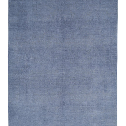 Overdye 8' 6" X 11' 8" Hand Knotted Wool Rug 8' 6" X 11' 8" (259 X 356) / Grey / Wool