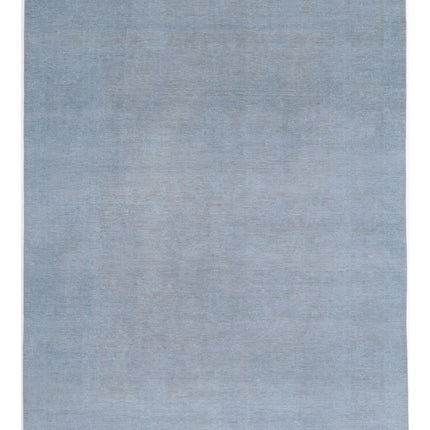 Overdye 8' 9" X 11' 3" Hand Knotted Wool Rug 8' 9" X 11' 3" (267 X 343) / Grey / Wool