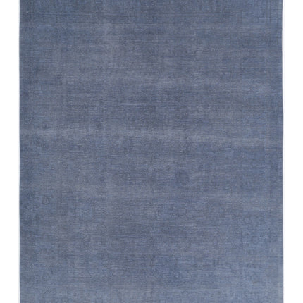 Overdye 8' 10" X 11' 9" Hand Knotted Wool Rug 8' 10" X 11' 9" (269 X 358) / Grey / Wool