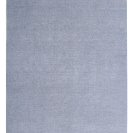 Overdye 8' 9" X 11' 6" Hand Knotted Wool Rug 8' 9" X 11' 6" (267 X 351) / Grey / Wool