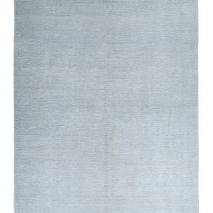 Overdye 6' 1" X 8' 4" Hand Knotted Wool Rug 6' 1" X 8' 4" (185 X 254) / Grey / Wool
