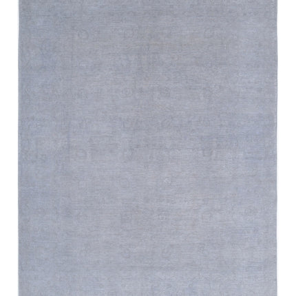Overdye 9' 0" X 12' 4" Hand Knotted Wool Rug 9' 0" X 12' 4" (274 X 376) / Grey / Wool