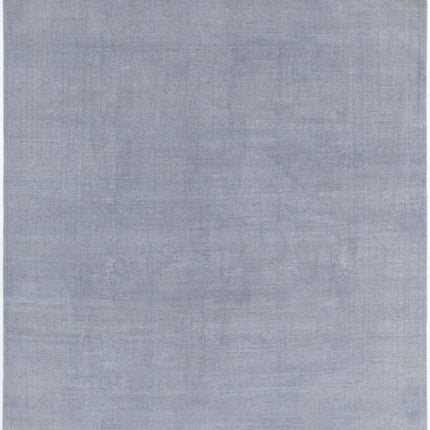 Overdye 7' 11" X 9' 1" Hand Knotted Wool Rug 7' 11" X 9' 1" (241 X 277) / Grey / Wool