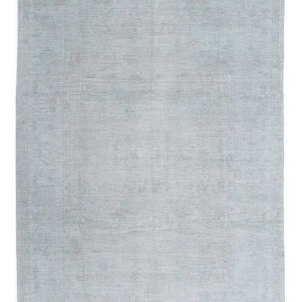 Overdye 8' 9" X 11' 8" Hand Knotted Wool Rug 8' 9" X 11' 8" (267 X 356) / Grey / Wool