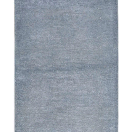 Overdye 3' 3" X 4' 10" Hand Knotted Wool Rug 3' 3" X 4' 10" (99 X 147) / Grey / Wool