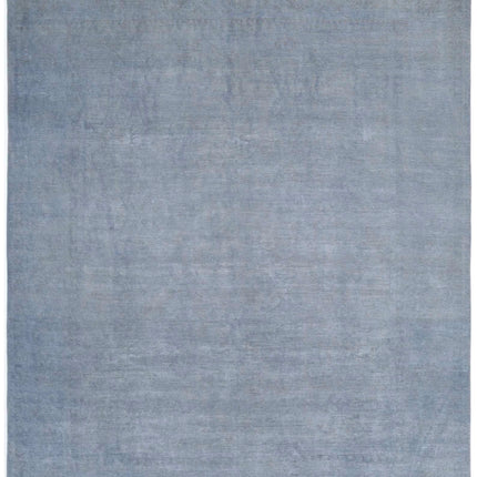 Overdye 11' 8" X 14' 5" Hand Knotted Wool Rug 11' 8" X 14' 5" (356 X 440) / Grey / Wool