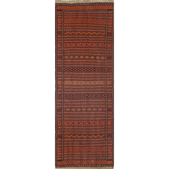 Persian Kilim Hand-Woven Wool Kilim IVA0024240 - Natalia Rugs