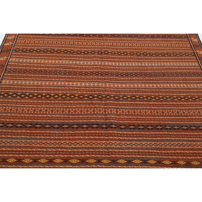 Persian Kilim 6' 4" X 9' 7" Wool Hand-Woven Kilim 6' 4" X 9' 7" (193 X 292) / Multi / Multi