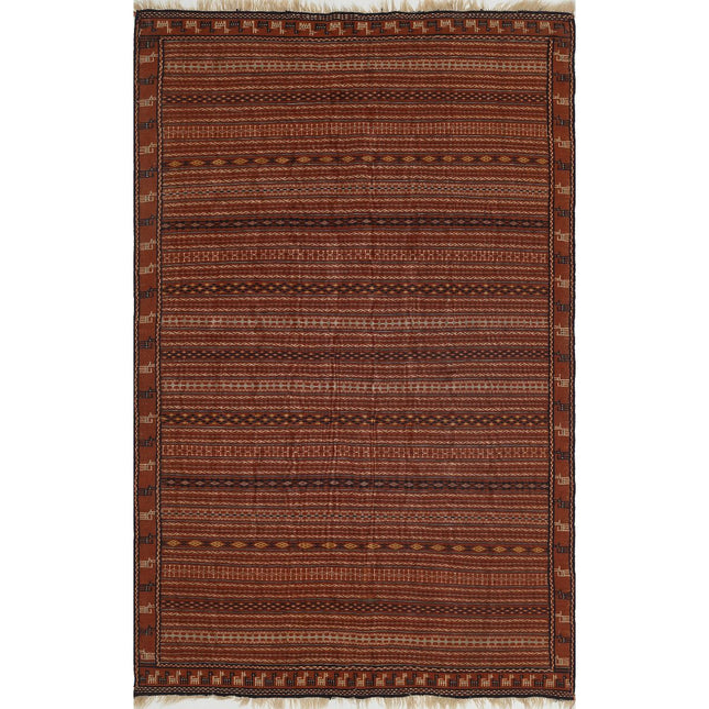 Persian Kilim Hand-Woven Wool Kilim IVA0024250 - Natalia Rugs