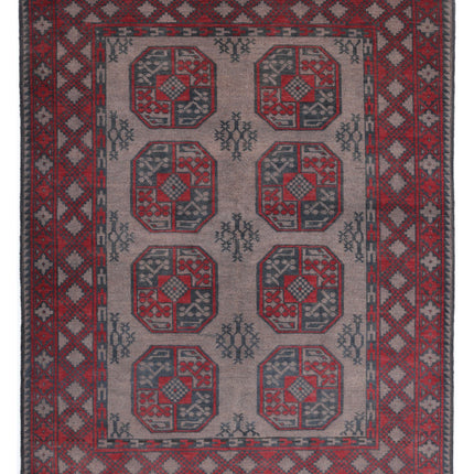 Revival 4' 10" X 6' 1" Hand Knotted Wool Rug 4' 10" X 6' 1" (147 X 185) / Grey / Wool